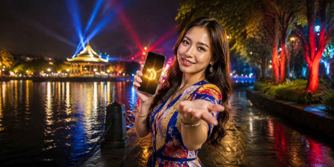 Ilustrasi proses deposit dalam talian bergaya Malaysia
